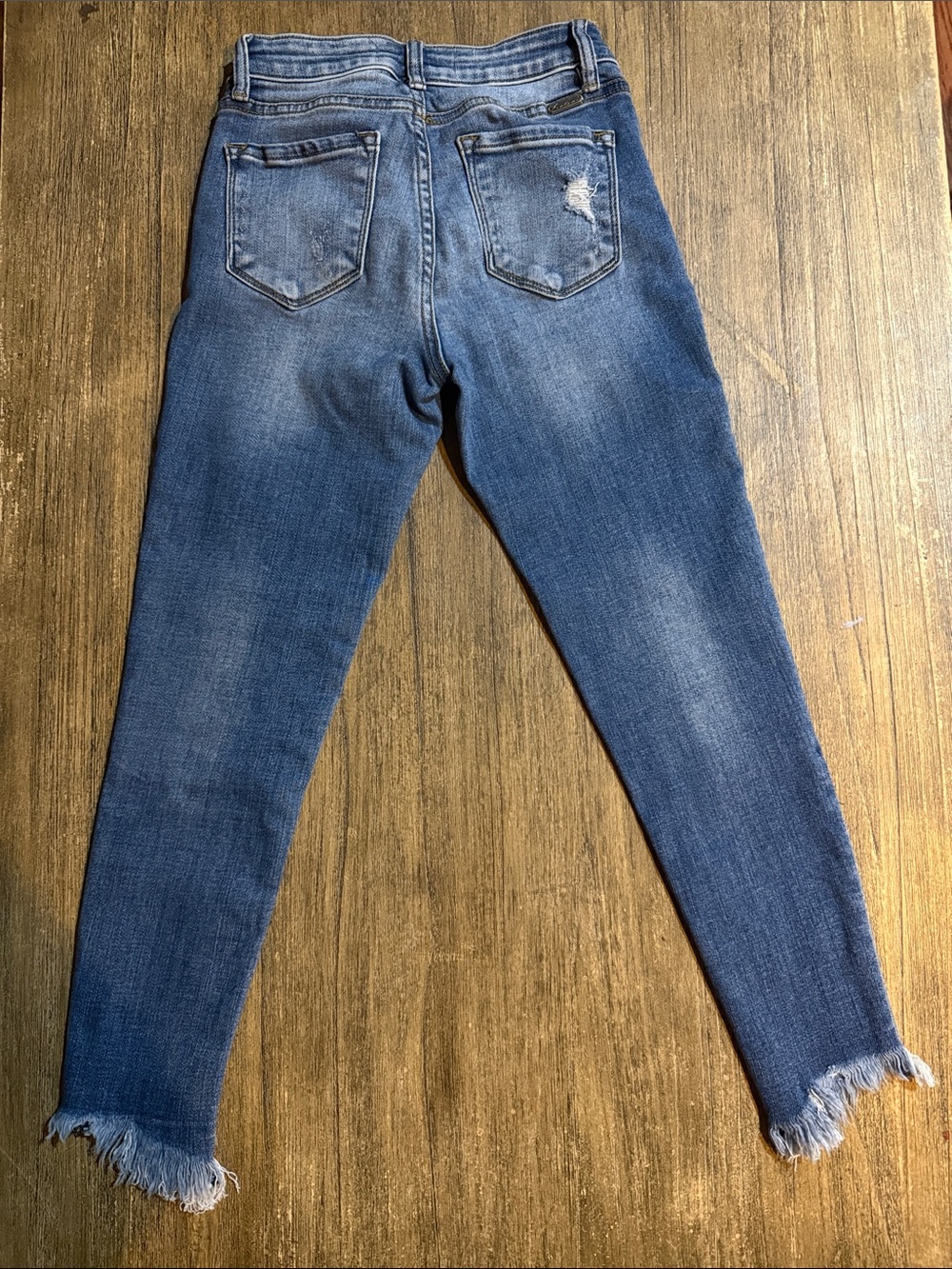 KanCan Medium Wash Distressed Skinny Jeans - Picture 5 of 7